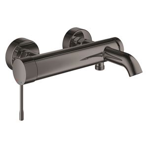GROHE ESSENCE NEW vaňová nástenná batéria, s prepínačom, hard graphite