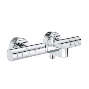 GROHE GROHTHERM 800 COSMOPOLITAN vaňová nástenná termostatická batéria, s prepínačom, Water Saving, chróm