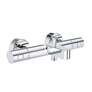 GROHE GROHTHERM 800 COSMOPOLITAN vaňová nástenná termostatická batéria, s prepínačom, Water Saving, chróm
