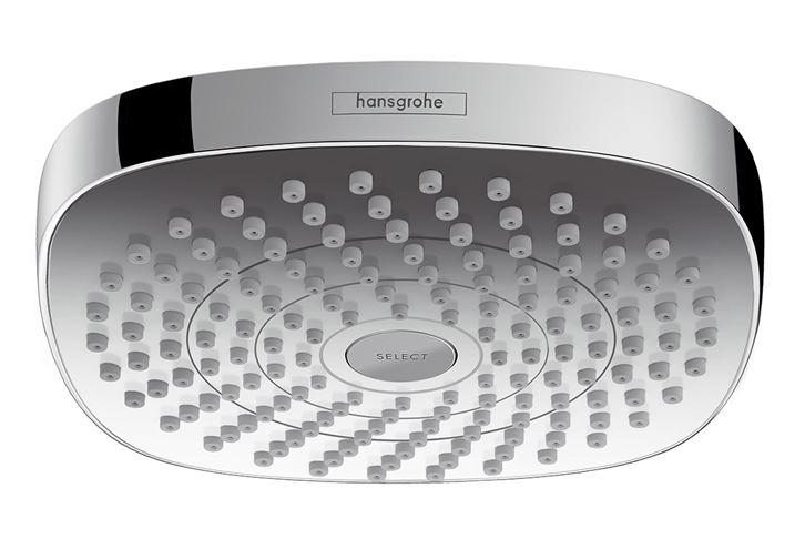 HANSGROHE CROMA SELECT E 180 2JET horná sprcha 187x187 mm, 2 prúdy, EcoSmart, chróm 26528000 Obrázek - Hlavní obrázek