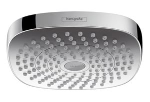 HANSGROHE CROMA SELECT E 180 2JET horná sprcha 187x187 mm, 2 prúdy, EcoSmart, chróm