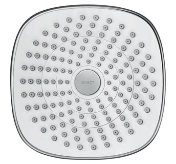 HANSGROHE CROMA SELECT E 180 2JET horná sprcha 187x187 mm, 2 prúdy, biela/chróm 26524400 Obrázek - fotka