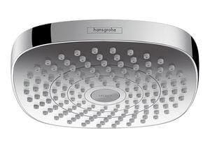 HANSGROHE CROMA SELECT E 180 2JET horná sprcha 187x187 mm, 2 prúdy, chróm