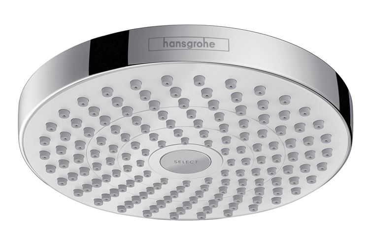 HANSGROHE CROMA SELECT S 180 2JET horná sprcha pr. 187 mm, 2 prúdy, biela/chróm 26522400 Obrázek - Hlavní obrázek
