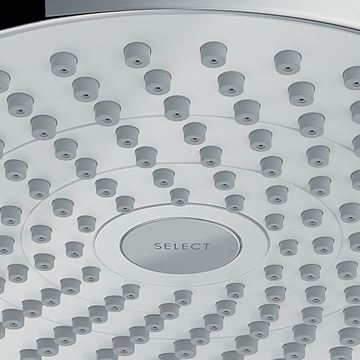 HANSGROHE CROMA SELECT S 180 2JET horná sprcha pr. 187 mm, 2 prúdy, biela/chróm 26522400 Obrázek - fotka