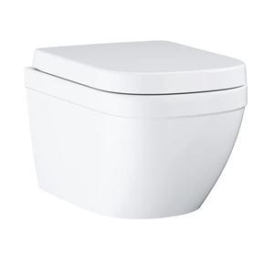 GROHE EURO CERAMIC závesné WC so SoftClose sedátkom, Rimless, Triple Vortex splachovanie, alpská biela