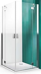 ROTH HITECH LINE HBO1/1000 sprchové dvere 100x200 cm, krídlové, brillant/sklo transparent