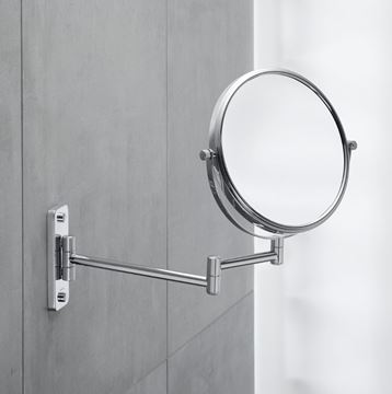 DURAVIT D-CODE kozmetické zrkadlo 200 mm, zväčšovacie, chróm 0099121000 Obrázek - fotka