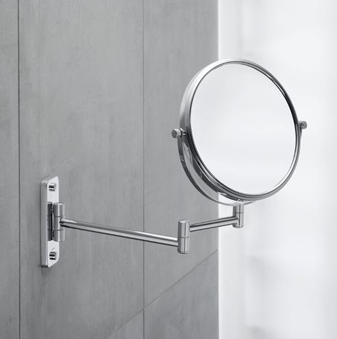 DURAVIT D-CODE kozmetické zrkadlo 200 mm, zväčšovacie, chróm 0099121000 Obrázek - fotka