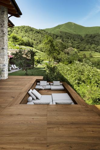 MARAZZI VERO20 dlažba 40x120cm, outdoor, castagno M7FS Obrázek - fotka