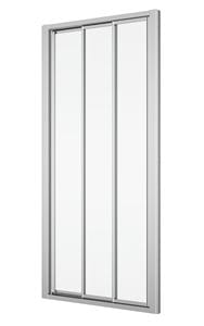RONAL TOP-LINE TOPS3 sprchové dvere 110x190 cm, posuvné, aluchróm/číre sklo