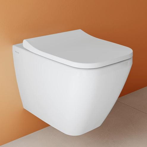 VITRA INTEGRA SQUARE závesné WC, Rim-ex splachovanie, VitrAhygiene 7082B003-0075 Obrázek - fotka