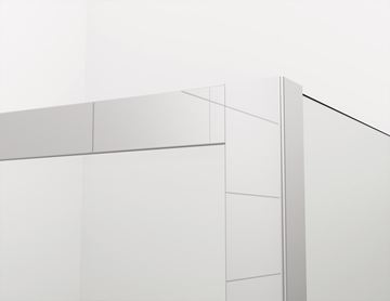 RONAL PUR sprchové dvere 120x200 cm, krídlové, chróm/sklo číre PU13PD 120 10 07 Obrázek - fotka