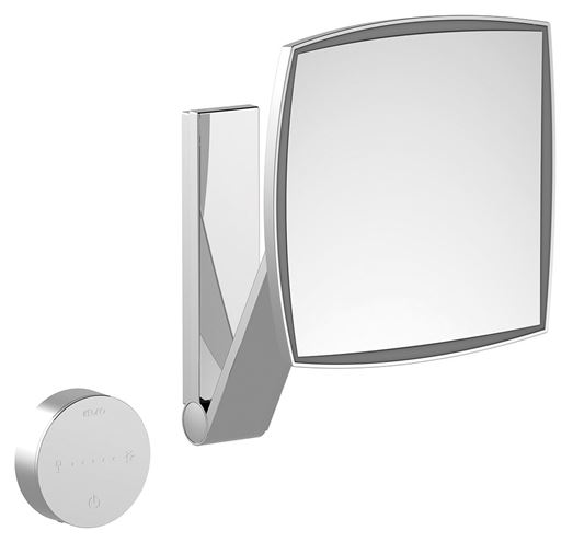 KEUCO ILOOK_MOVE kozmetické zrkadlo 200x200 mm, zväčšovacie, s osvetlením, chróm 17613019002 Obrázek - Hlavní obrázek