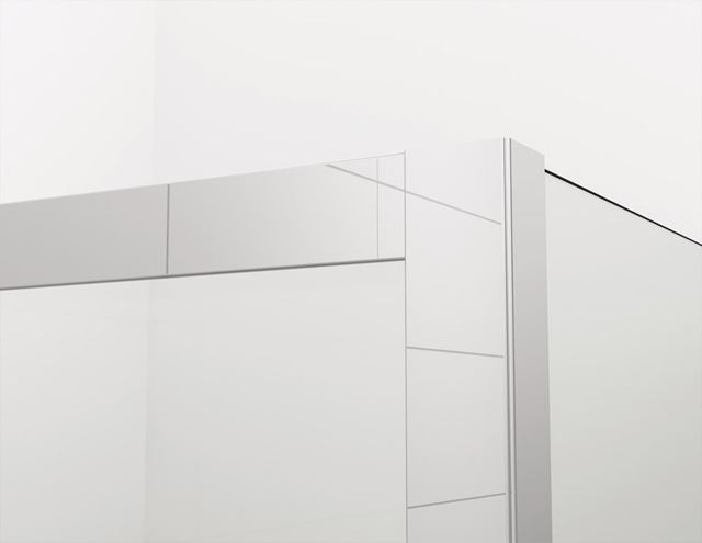 RONAL PUR PU13PG sprchové dvere 90x200 cm, krídlové, chróm/číre sklo Aquaperle PU13PG 090 10 07 Obrázek - fotka