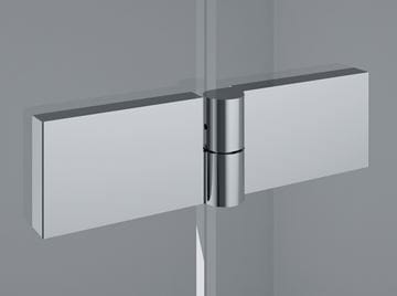 RONAL PUR PU13PG sprchové dvere 90x200 cm, krídlové, chróm/číre sklo Aquaperle PU13PG 090 10 07 Obrázek - fotka