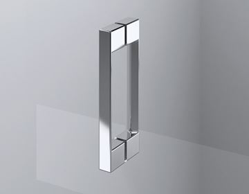 RONAL PUR PU13PG sprchové dvere 90x200 cm, krídlové, chróm/číre sklo Aquaperle PU13PG 090 10 07 Obrázek - fotka