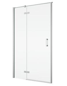 RONAL PUR PU13PG sprchové dvere 90x200 cm, krídlové, chróm/číre sklo Aquaperle