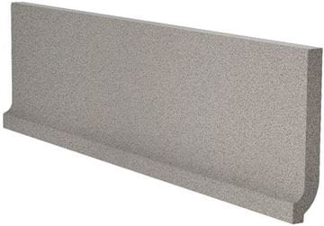 RAKO TAURUS GRANIT sokel s žliabkom 8x30 cm, sivá