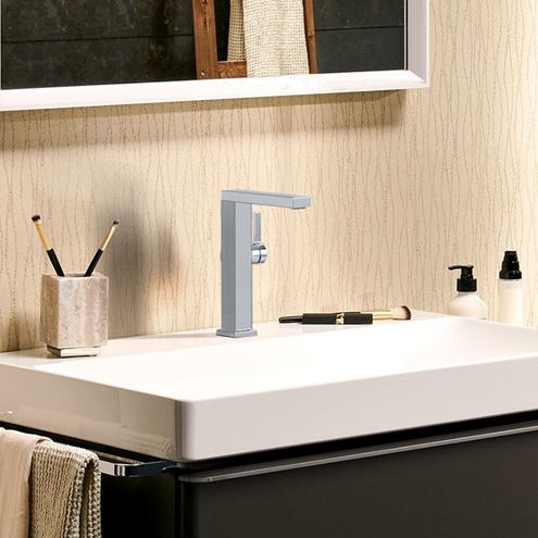HANSGROHE TECTURIS E umývadlová stojanková batéria, s odtokovou súpravou, CoolStart, EcoSmart+, chróm 73060000 Obrázek - fotka