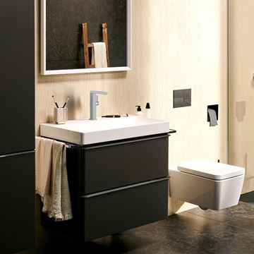 HANSGROHE TECTURIS E umývadlová stojanková batéria, s odtokovou súpravou, CoolStart, EcoSmart+, chróm 73060000 Obrázek - fotka