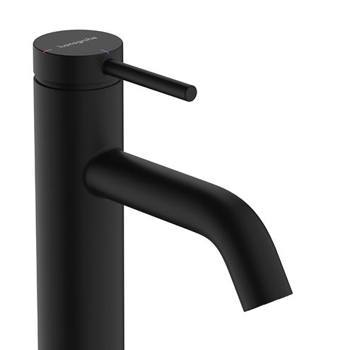 HANSGROHE TECTURIS S umývadlová stojanková batéria, CoolStart, EcoSmart+, matná čierna 73301670 Obrázek - fotka