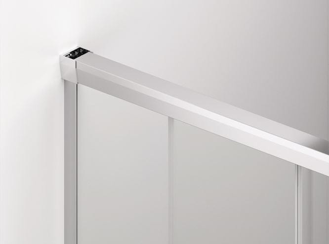 RONAL CADURA CAS2G sprchové dvere 120x200 cm, posuvné, biela/sklo číre CAS2G 120 09 07 Obrázek - fotka
