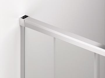 RONAL CADURA CAS2G sprchové dvere 120x200 cm, posuvné, biela/sklo číre CAS2G 120 09 07 Obrázek - fotka