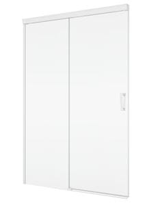 RONAL CADURA CAS2G sprchové dvere 120x200 cm, posuvné, biela/sklo číre