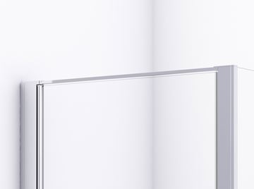 RONAL DIVERA D22T1 sprchové dvere 70x200 cm, lietacie, aluchróm/číre sklo D22T1 070 50 07 Obrázek - fotka