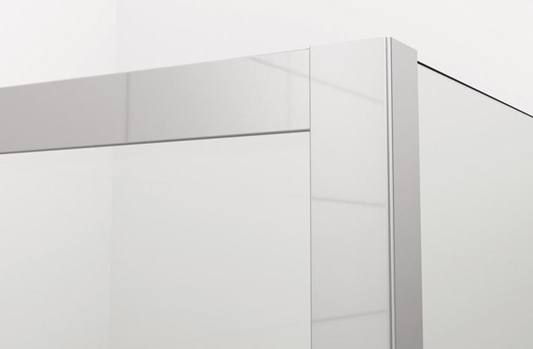 RONAL DIVERA D22T1 sprchové dvere 100x200 cm, lietacie, aluchróm/číre sklo D22T1 100 50 07 Obrázek - fotka