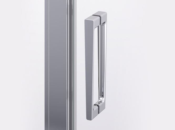 RONAL DIVERA D22T13 sprchové dvere 110x200 cm, vstup 530 mm, lietacie, aluchróm/číre sklo D22T13 070 40 50 07 Obrázek - fotka