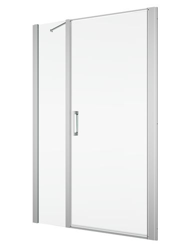 RONAL DIVERA D22T31 sprchové dvere 130x200 cm, vstup 730 mm, lietacie, aluchróm/číre sklo D22T31 090 40 50 07 Obrázek - Hlavní obrázek