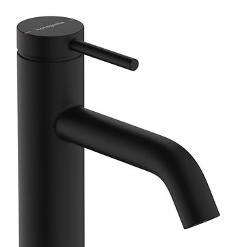 HANSGROHE TECTURIS S umývadlová stojanková batéria, s odtokovou súpravou, EcoSmart+, matná čierna 73310670 Obrázek - fotka