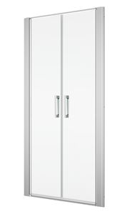 RONAL DIVERA D22T2 sprchové dvere 70x200 cm, lietacie, aluchróm/číre sklo