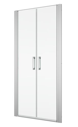 RONAL DIVERA D22T2 sprchové dvere 120x200 cm, lietacie, aluchróm/číre sklo D22T2 120 50 07 Obrázek - Hlavní obrázek