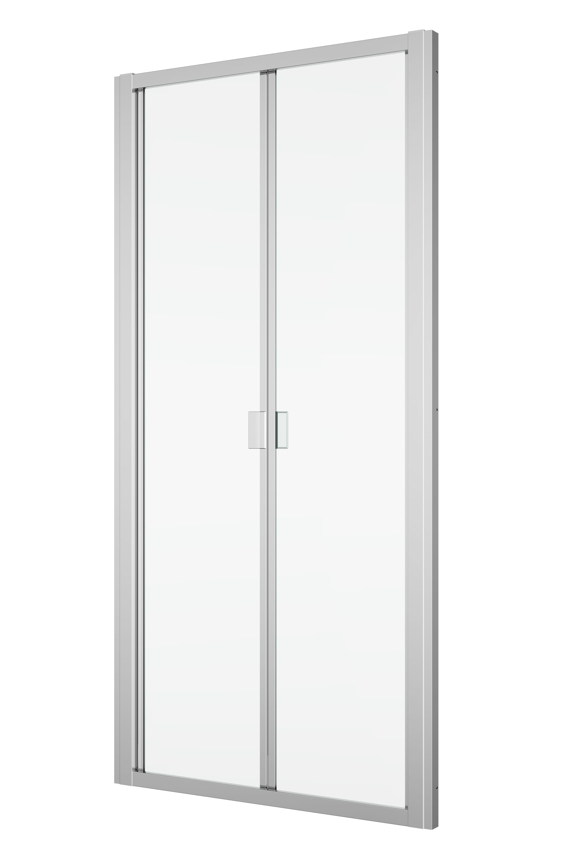 RONAL DIVERA D22K sprchové dvere 80x200 cm, zalamovacie, aluchróm/sklo Screnn