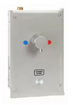 AZP BRNO sprchová elektronická piezo batéria, napájanie z batérie, s telesom, nerez