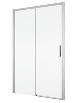 RONAL DIVERA D22S2B sprchové dvere 140x200 cm, posuvné, aluchróm/číre sklo