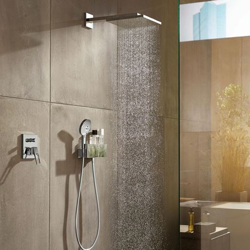 HANSGROHE RAINDANCE E 300 1JET horná sprcha 300x300 mm, s ramenom, chróm 26238000 Obrázek - fotka