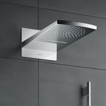 HANSGROHE RAINDANCE RAINFALL 180 2JET horná sprcha 445x214 mm, 2 prúdy, chróm 28433000 Obrázek - fotka