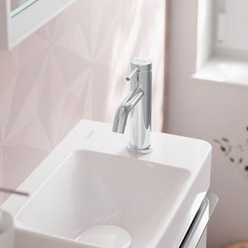 HANSGROHE TECTURIS S umývadlová stojanková batéria, s odtokovou súpravou, CoolStart, EcoSmart+, chróm 73302000 Obrázek - fotka