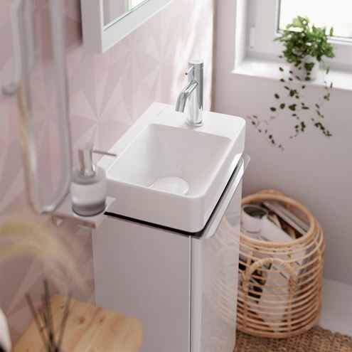 HANSGROHE TECTURIS S umývadlová stojanková batéria, s odtokovou súpravou, CoolStart, EcoSmart+, chróm 73302000 Obrázek - fotka