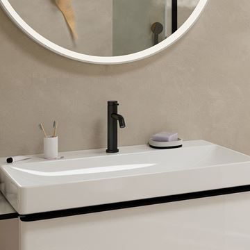 HANSGROHE TECTURIS S umývadlová stojanková batéria, CoolStart, EcoSmart+, matná čierna 73312670 Obrázek - fotka