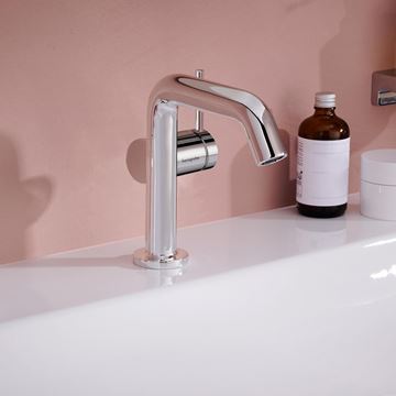 HANSGROHE TECTURIS S 110 Fine umývadlová stojanková batéria, CoolStart, EcoSmart+, chróm 73321000 Obrázek - fotka