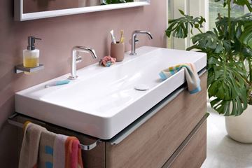 HANSGROHE TECTURIS S 110 Fine umývadlová stojanková batéria, CoolStart, EcoSmart+, chróm 73321000 Obrázek - fotka