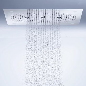 HANSGROHE RAINDANCE RAINMAKER 680/460 3JET horná sprcha 680x460 mm, 3 prúdy, s LED osvetlením, chróm 28418000 Obrázek - fotka