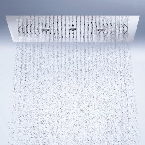 HANSGROHE RAINDANCE RAINMAKER 680/460 3JET horná sprcha 680x460 mm, 3 prúdy, s LED osvetlením, chróm 28418000 Obrázek - fotka