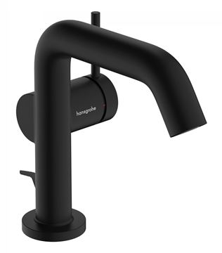 HANSGROHE TECTURIS S 110 Fine umývadlová stojanková batéria, s odtokovou súpravou, CoolStart, EcoSmart+, matná čierna