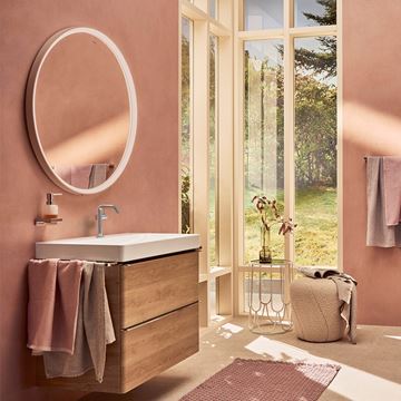 HANSGROHE TECTURIS S 150 Fine umývadlová stojanková batéria, s odtokovou súpravou, CoolStart, EcoSmart+, chróm 73340000 Obrázek - fotka